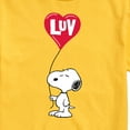 thumbnail image 3 of Peanuts - Snoopy Luv - Men's Short Sleeve Graphic T-Shirt, 3 of 6
