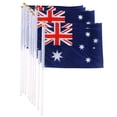 thumbnail image 1 of 12 banderas nacionales de mano que agitan pequeñas y - ELIJA el país Zulema Australia bandera, 1 of 2