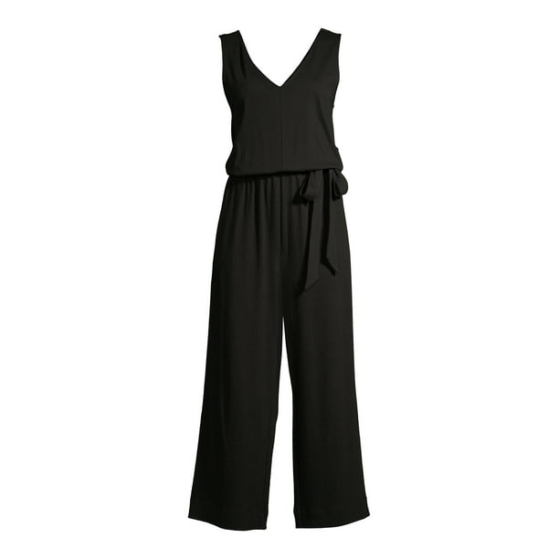 Time and Tru Time and Tru Women's Knit Jumpsuit