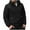 Black, variant on Men's Casual Zipper Hoodie Long Sleeve Pocket Sweatshirt Comfortable Stylish Lightweight Daily Wear Spring Summer Outdoor Exercise Gray XL