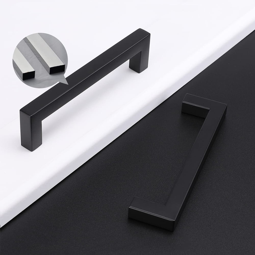 Fitviso 25 Pack Matte Black Cabinet Knobs Single Hole  Kitchen Cabinet Handles Drawer Pulls for Cabinets Cupboard