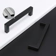 thumbnail image 5 of Fitviso 25 Pack 3-1/2 Inch(90mm) Matte Black Kitchen Cabinet Handles Drawer Pulls for Cabinets Cupboard, 5 of 12