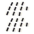thumbnail image 1 of 100 conectores adaptadores de enchufe macho para tiras de LED RGB de 4 pines para tiras de luz 3528 5050, 1 of 6
