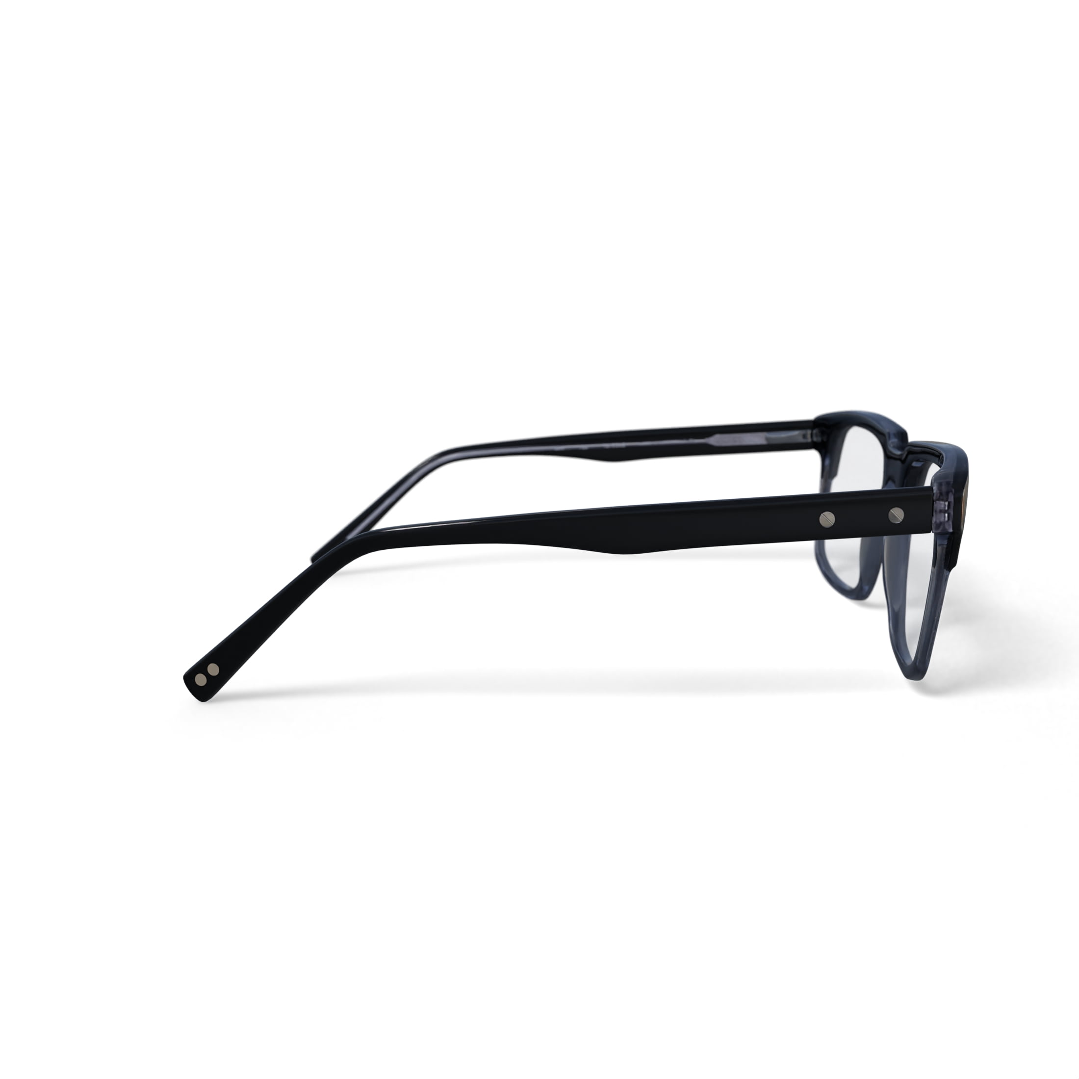 Reverb Men's RVMO5167 Prescription Eyeglasses with Case, Black Crystal