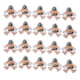 thumbnail image 2 of Parches de costura delicado y lindo parche de astronauta 20 piezas tamaño compacto multifuncional para la decoración de la ropa del bolso ANGGREK Otros, 2 of 8
