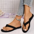 thumbnail image 4 of DIVVce Suede Flip Flops For Women Open Toe Slip On Comfortable Casual Summer Footwear, 4 of 8