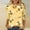 Yellow, variant on SOOMLON Womens 3/4 Sleeve Shirts Plus Size Tunic Bee Festival Tops Casual Crewneck Shirts Funny Honey Bee Graphic T Shirts 2025 Trendy Spring Summer Ladies Tops Loose Fit Outfits Pullover Yellow XL
