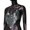 thumbnail image 4 of Bixock Summer Tank Tops for Women,Camisole Tops for women,Blouse for Women Solid Color Sequin V Neck Cami Sleeveless Party Stage Casual Wear Shirts, 4 of 6