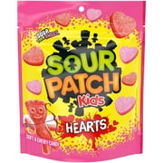 SOUR PATCH KIDS Soft & Chewy Valentines Day Candy Hearts, 10 oz