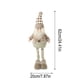 thumbnail image 3 of Adornos navideños, regalos de Navidad, muñeco de nieve gris elástico de Papá Noel, muñeco de nieve, reno de peluche, juguete de punto, regalo de Navidad, juguete de peluche, 3 of 5