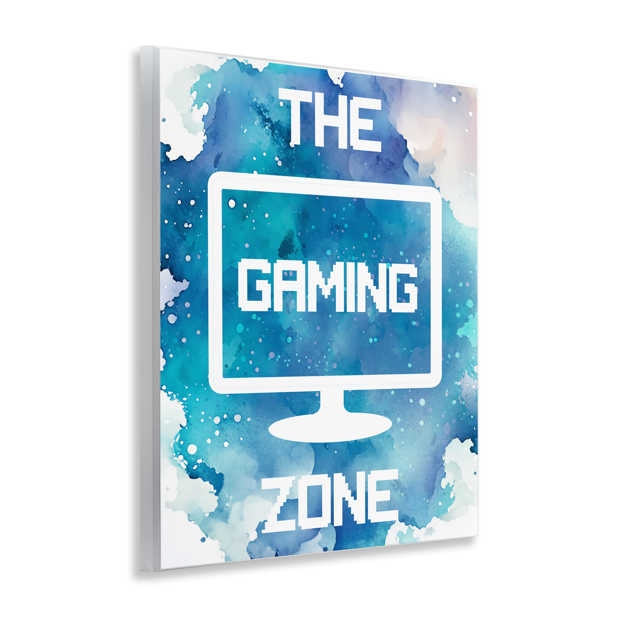 Gaming Zone Moniter Wall Plaque Art, design by Marcus Prime