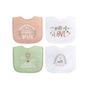 Neat Solutions Infant Girl Thank Heaven 4 Pack Bib