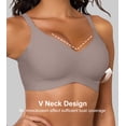 thumbnail image 3 of Daystry Womens Wireless Stripe Bras No Underwire Push Up Bra Comfort Seamless Supportive Full Coverage Everyday Bras without padding, 3 of 11