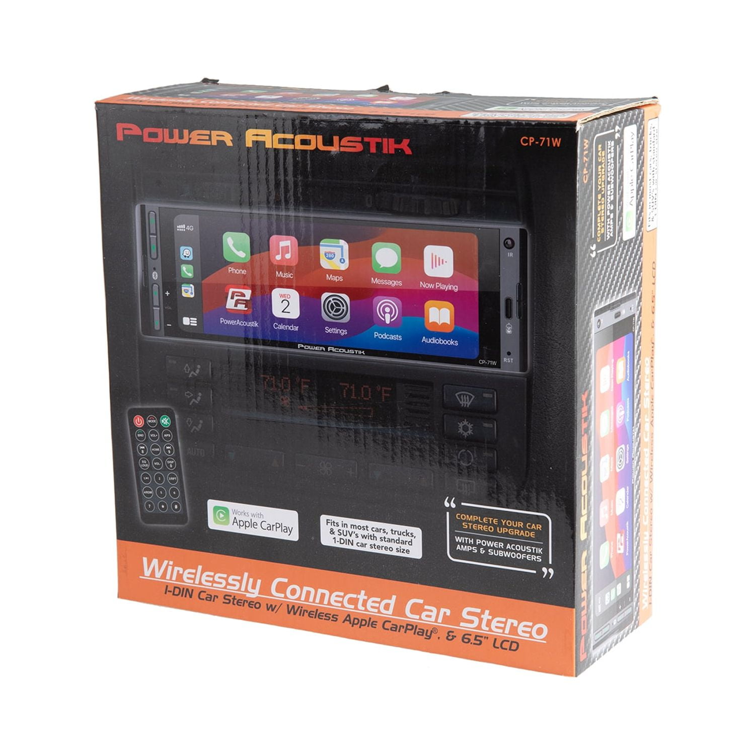 Power Acoustik CP-71W Single DIN 6.5