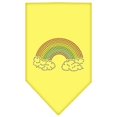 thumbnail image 1 of Rainbow Rhinestone Bandana Yellow Large, 1 of 1