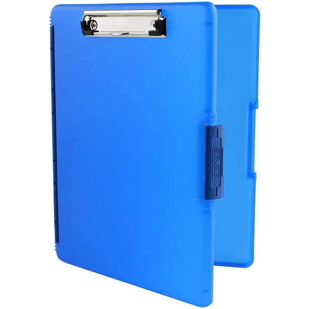 Dexas 3517 J2728 Slimcase 2 Storage Clipboard With Side Opening Royal Blue Walmart Com Walmart Com
