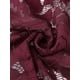 thumbnail image 4 of Cárdigan corto con lazo en la parte delantera para mujer Dobladillo con volantes Top transparente de encaje floral borgoña XS, 4 of 6