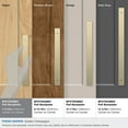 thumbnail image 4 of Amerock Maymont 7-9/16 inch (192mm) Center-to-Center Rectangle Golden Champagne Cabinet Pull Backplate, 4 of 7
