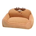 thumbnail image 4 of Cama para perros, camas para gatos de interior, bonito cojín suave y lavable para mascotas, sofá cama cálido para perros, para dormir para perros, S, 4 of 9