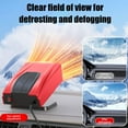 thumbnail image 4 of 12V Car Heater Fan 12 Volt Portable Car Defroster Defogger Dashboard Heater with Fast Heating and Adjustable Vent for Windshield Winter Car Heating Fan Small Space Heater, 4 of 5