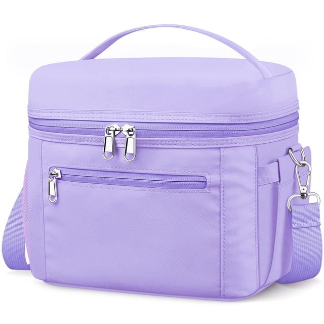 Bolsa de almuerzo DALINDA para mujer, ligera y aislante, color morado