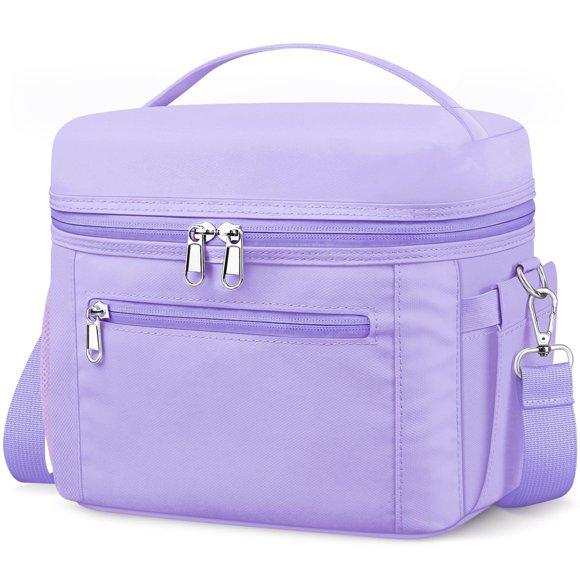 Bolsa de almuerzo DALINDA para mujer, ligera y aislante, color morado
