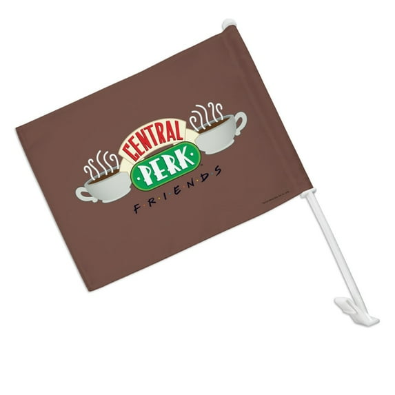 Friends Central Perk Logo Car Truck Flag with Window Clip On Pole Holder