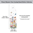 thumbnail image 5 of HELLHERO Ironing Board Cover Hook and Loop 15"x54" Soft and Comfortable Elastic Edge Ironing Board Cover, Butterfly and Floral Pattern, 5 of 5