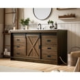 thumbnail image 3 of Elegant Kitchen and Bath Austin 60 inch Single Bathroom Vanity in Expresso, 3 of 10