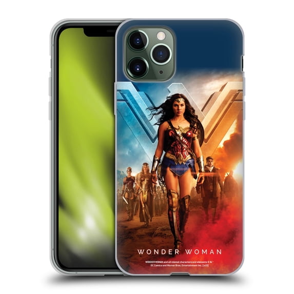 Head Case Designs Officially Licensed Wonder Woman Movie Posters Group Soft Gel Case Compatible with Apple iPhone 11 Pro