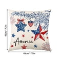 thumbnail image 3 of 17.7x17.7in Pillow Covers Independence Day Throw Pillow Cases For Home Decoration, 3 of 7