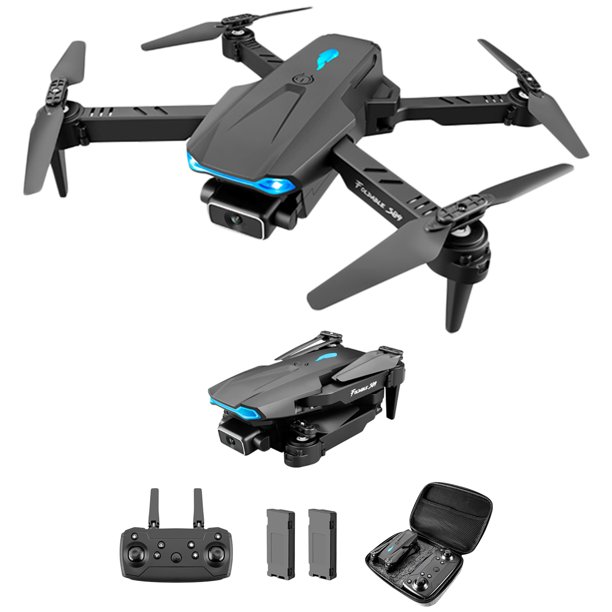 YLR/C S89 4K HD Cámara dual 2.4GHz RC Drone plegable con 2 baterías (Negro) Likrtyny Para estrenar