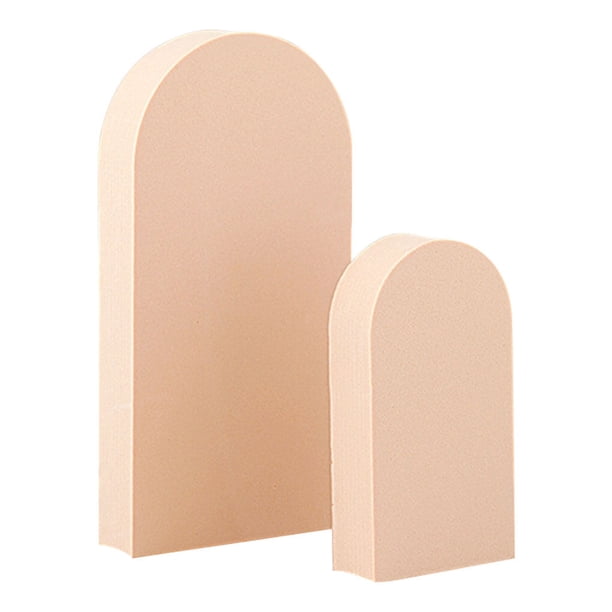 Toystoory Bloque de espuma para fotografía geométrica 3D, adornos para fotografía, decoración del hogar, 2 uds., Triangular blanco Artesanía No.10