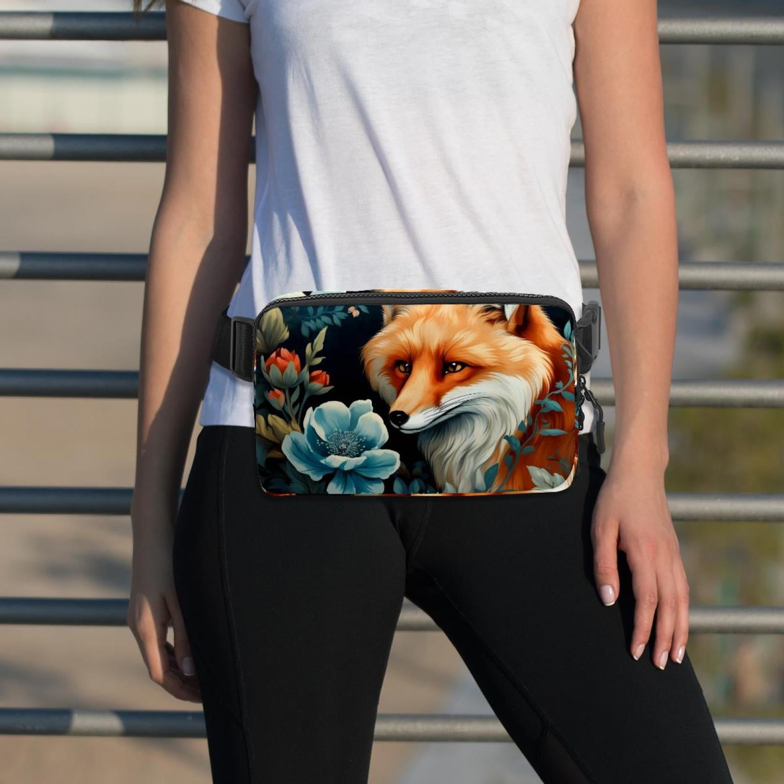 Fox Money Belt Belt Bag Fanny Packs: Lightweight, Adjustable with Extension Strap, Unisex