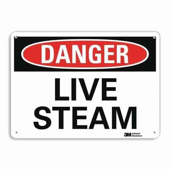 Lyle Danger Sign,4 Hole Mount,10in W x 7in H, U3-1756-RA_10X7 U3-1756-RA_10X7