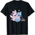 thumbnail image 1 of Disney Lilo And Stitch The Series Angel Cuddle Stitch T-Shirt All Size S-5XL, 1 of 4
