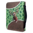thumbnail image 3 of HELLHERO Christmas Reindeer Pattern Bible Tote for Church Christian Prayer, Protective Bible Cover PU Leather Top Handle Bible Book Cover, 3 of 12