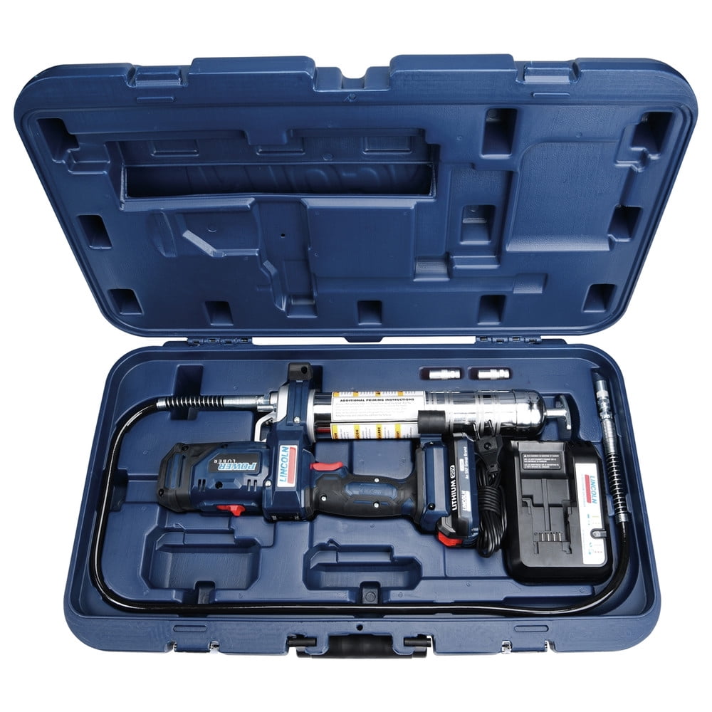 Lincoln Industrial 1886 20V 2-Speed Lithium-Ion Cordless PowerLuber Kit  (2.5 Ah) - Walmart.com
