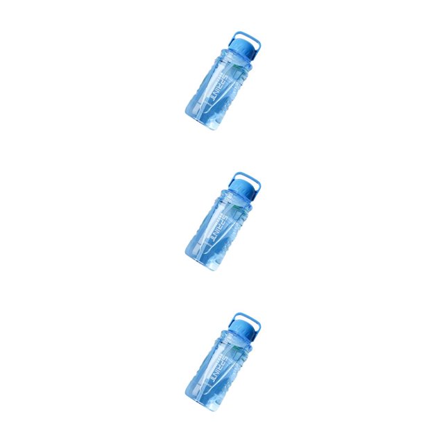 Toystoory Botella de agua con asa y recipiente para beber con pajita, recipiente de plástico de gran capacidad para acampar, ciclismo, Type1 NO1