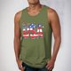 thumbnail image 1 of Camiseta sin mangas de cuello redondo para hombre, ropa de ocio, fitness, para el hogar, pijamas, camiseta con estampado de moda a color, blusa deportiva de poliéster para hombre, 1 of 5