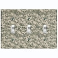 thumbnail image 1 of Metal Light Switch Plate Outlet Cover (ACU Camo - Triple Toggle), 1 of 2