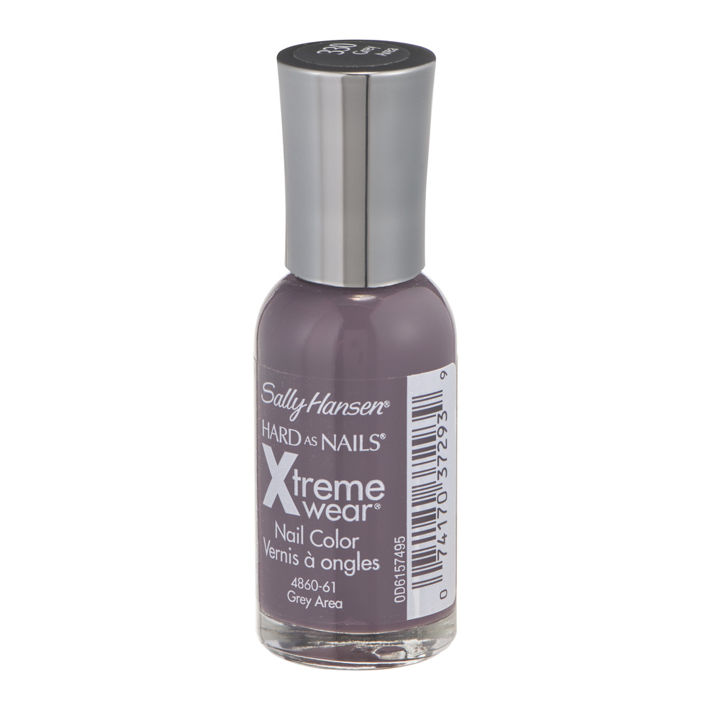 Sally Hansen Hard as Nails Xtreme Wear Nail Color, Gray Area, 0.4 Fl. Oz.