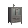 thumbnail image 3 of Vanity Art VA3024G 24 in. Single Sink Bathroom Vanity Set, Gray, 3 of 5
