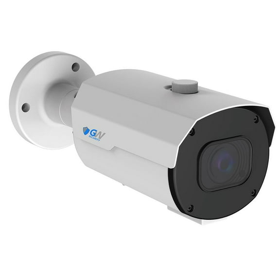 GW Security 8 Megapixel 4K (3840x2160 @30fps Real-time) 4X Optical Motorized Zoom Outdoor Weatherproof H.265 8MP Bullet PoE IP Camera, Audio&Alarm (in/Out), 200FT IR Night Vision