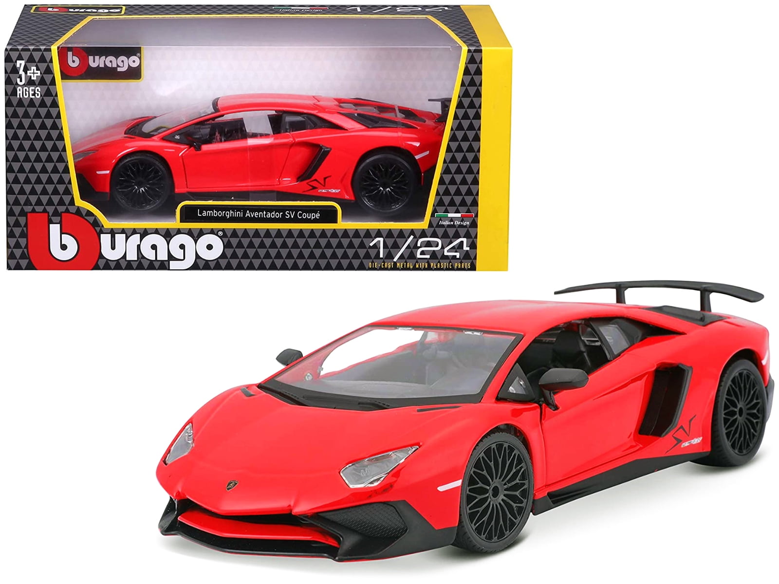 Bburago Lamborghini Sesto Elemento Matt Grey 1/24 Diecast Car