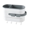 thumbnail image 2 of TIMIFIS Hair Dryer Holder Wall Mount, Towel Toothbrush Toothpaste Perfume Comb Blow Dryer Holder Organizer Storage Hanging Shelf Rack Stand, Bathroom Organizer -, 2 of 7