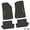 Black w/ Orange Insert, variant on Flextread Floor Mats for 18-24 Jeep Wrangler JL 2-Door - Mopar Licensed Factory Fit - Black w/ Wrangler Insert - 100% Made in USA