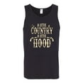 thumbnail image 2 of Wild Bobby, A Little Country, A Little Hood, Pop Culture, Men Graphic Tank Top, Black, Small, 2 of 4