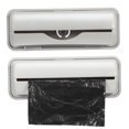 thumbnail image 2 of Dispensador de bolsas de basura: Organizador colgante con 2 ganchos - Caja de almacenamiento para pared - Soporte multifuncional para bolsas de basura, ideal para cocina y baño., 2 of 8