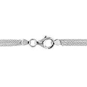 Everly Womens Diamond Sterling Silver Necklace